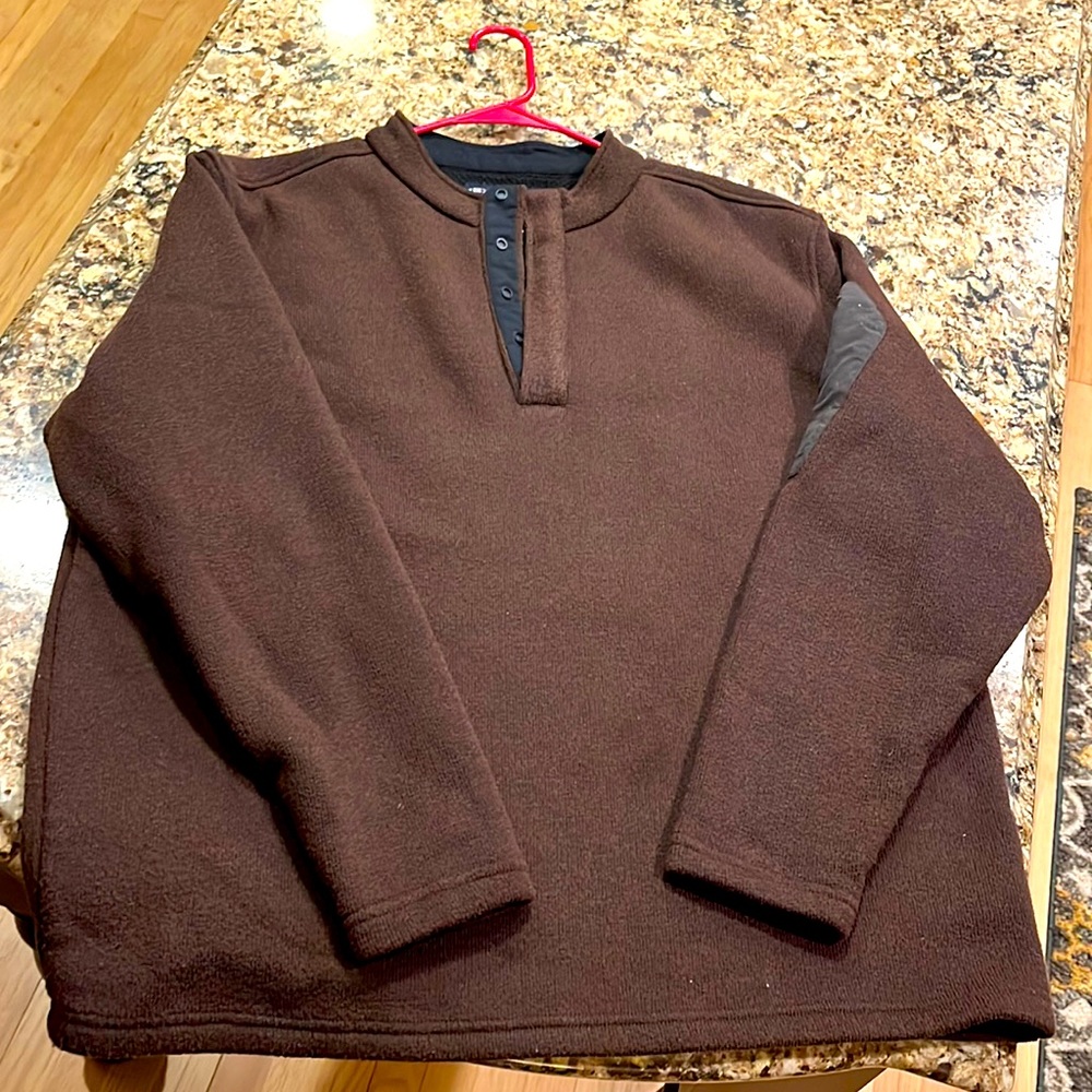 Exofficio button up sweater